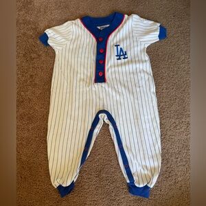 vintage rookie league los angeles dodgers kids onesie 24 month baseball mlb